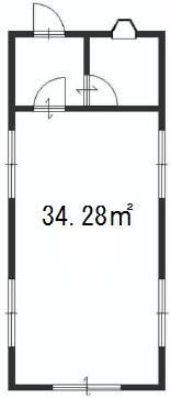 【大阪市生野区・小路駅徒歩5分】大阪メトロ千日前線　賃料5.50万円！飲食店可のスケルトン店舗　角部屋・男女別トイレあり　9.87坪